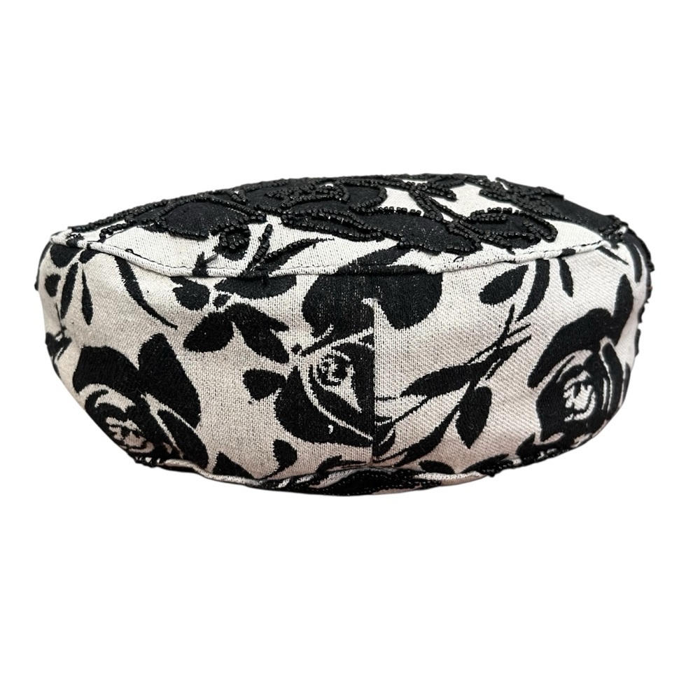 A New Day Beaded Black and White Handbag - Picture 8 of 8